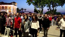 BALIKESİR - Bandırmaspor Taraftarı Eyüpspor maçını dev ekrandan takip etti