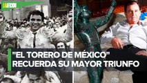 _Fue el triunfo de un mexicano__ Eloy Cavazos recuerda cuando salió en hombros de Las Ventas