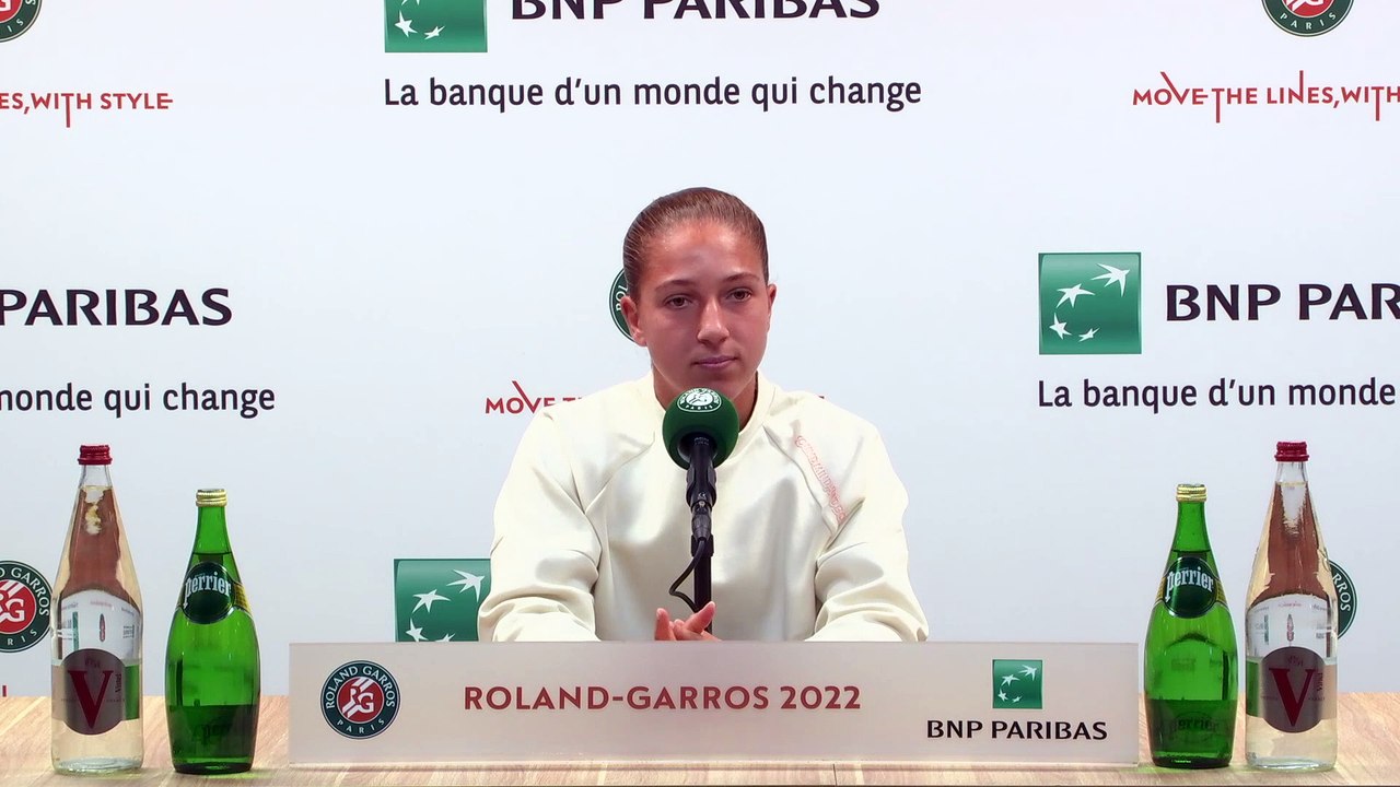 Roland-Garros 2022 - Diane Parry : "Mon tournoi est déjà réussi mais je