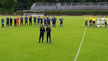 Dirk Hellmann wird von Timo Oehlenschläger (Präsident HFC Falke) verabschiedet!