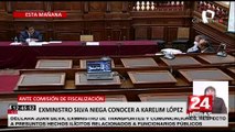 Ex ministro Juan Silva dice no conocer a Karelim López y niega todas sus acusaciones
