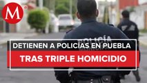Detienen a nueve policías estatales en Puebla por asesinato
