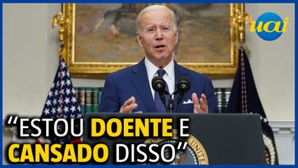 Biden critica indústria das armas após ataque a escola no Texas
