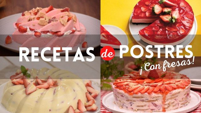 5 deliciosas y fáciles recetas de postres con fresas para el verano