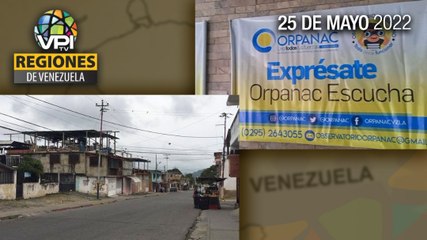 Noticias Regiones de Venezuela hoy - Miércoles 25 de Mayo de 2022