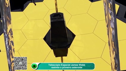 Telescópio James Webb rastreia o 1º asteroide em movimento