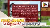 UP, ilalabas na sa May 31 ang resulta ng UPCAT para sa academic year 2022-2023