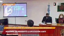 Misiones: se presentó la aplicación justi