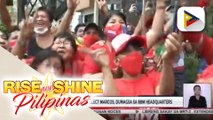 Supporters ni President-elect Marcos, dumagsa sa BBM headquarters