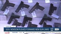 California Governor Gavin Newsom pushes forward new gun laws