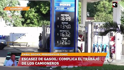 Escasez de gasoil: complica el trabajo de los camioneros