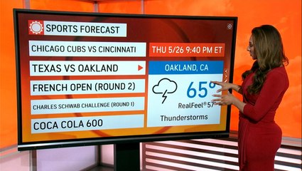 Your national sports forecast as a slow-moving storm system presses forward