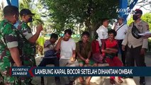 Kapal Tenggelam, Nahkoda dan ABK Terombang-ambing di Laut