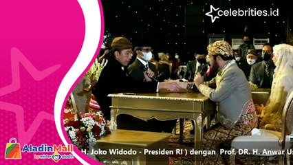 Momen Presiden Jokowi Nikahkan Adiknya dengan Ketua MK