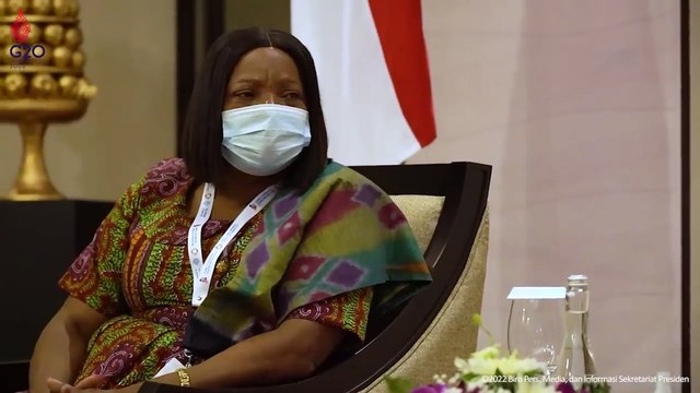 Presiden Jokowi Terima Kunjungan Kehormatan Wakil Presiden Zambia di Badung, Bali