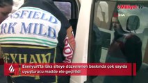 Esenyurt'ta lüks siteye düzenlenen baskında çok sayıda uyuşturucu madde ele geçirildi