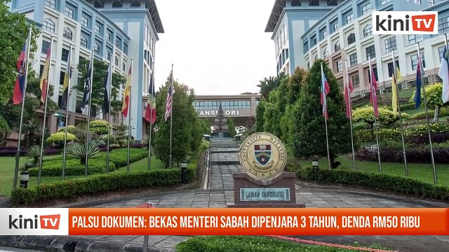 Palsu dokumen: Bekas menteri Sabah dipenjara 3 tahun, denda RM50 ribu