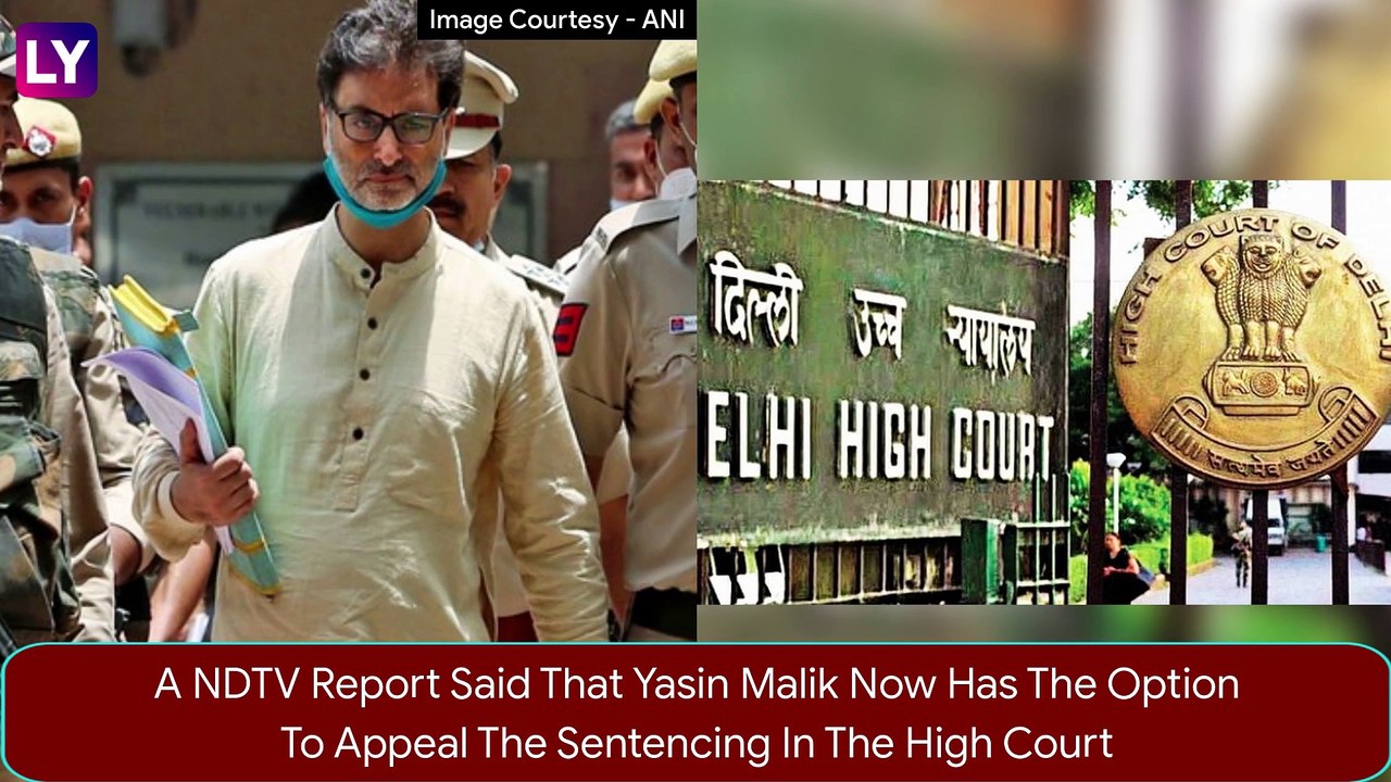 Yasin Malik, Kashmiri Separatist Leader Given Life Sentencing In Terrorism Financing Case