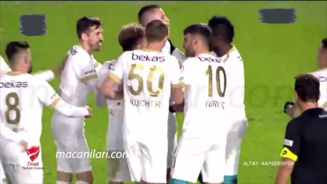 Altay 1-2 Kayserispor [HD] 05.12.2018 - 2018-2019 Turkish Cup 5th Round 1st Leg