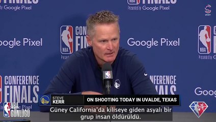NBA’de bireysel silahlanmaya tepki: Steve Kerr basın toplantısını terk etti