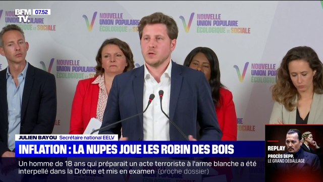 Inflation: la Nupes joue les Robin des Bois