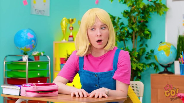 TRUCOS DE CABELLO Y TENDENCIAS DE BELLEZA || De nerd a popular. Consejos para el cabello por 123 GO!