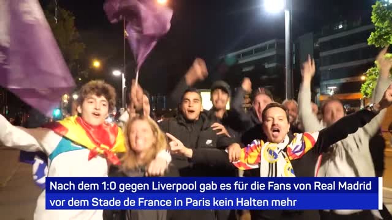 Real-Fans feiern UCL-Sieg bis spät in die Nacht