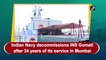 Indian Navy decommissions INS Gomati after 34 years of its service in Mumbai