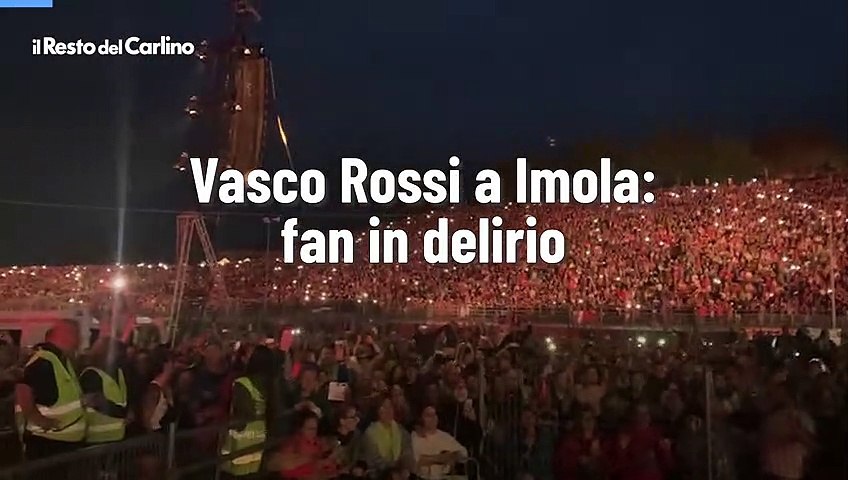 Vasco Rossi a Imola: fan in delirio - Video Dailymotion