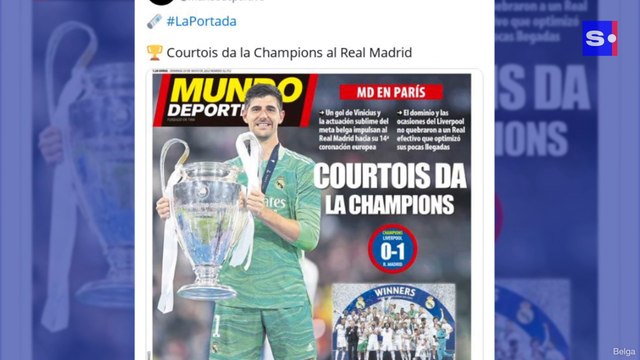 Thibaut Courtois héros de la victoire du Real Madrid en finale de la Ligue des Champions contre Liverpool