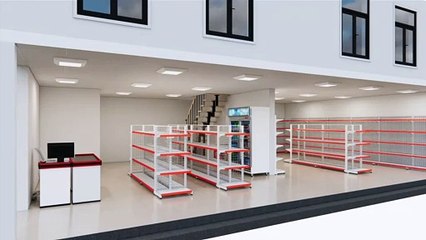 Mẫu kệ siêu thị mini đẹp - Tập đoàn Onetech