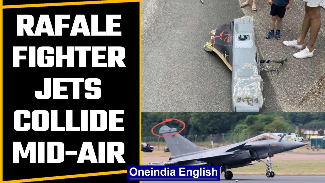 2 Rafale Jets Collide Mid-Air During Airshow |...