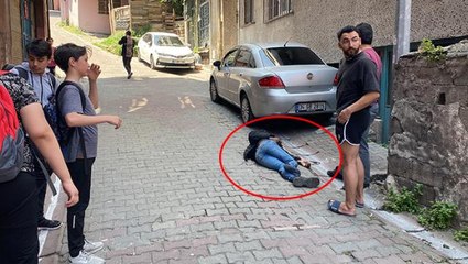 Çatıda gezinen hırsız 9 yaşındaki çocuğun üstüne düştü