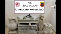 Jandarmadan tarihi eser operasyonu: Roma dönemine ait tarihi eserler yakalandı