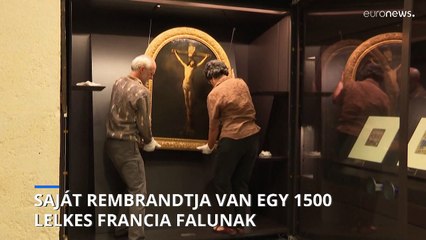 90 millió eurós Rembrandt festményt állítottak ki egy kis francia faluban