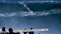 Guinness World Records - Sebastian Steudtner surfs giant wave and smashes world record