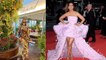 Cannes 2022: Urvashi Rautela Multicolored Feather Dress या Hina Khan Feather Gown Look कौन है Best