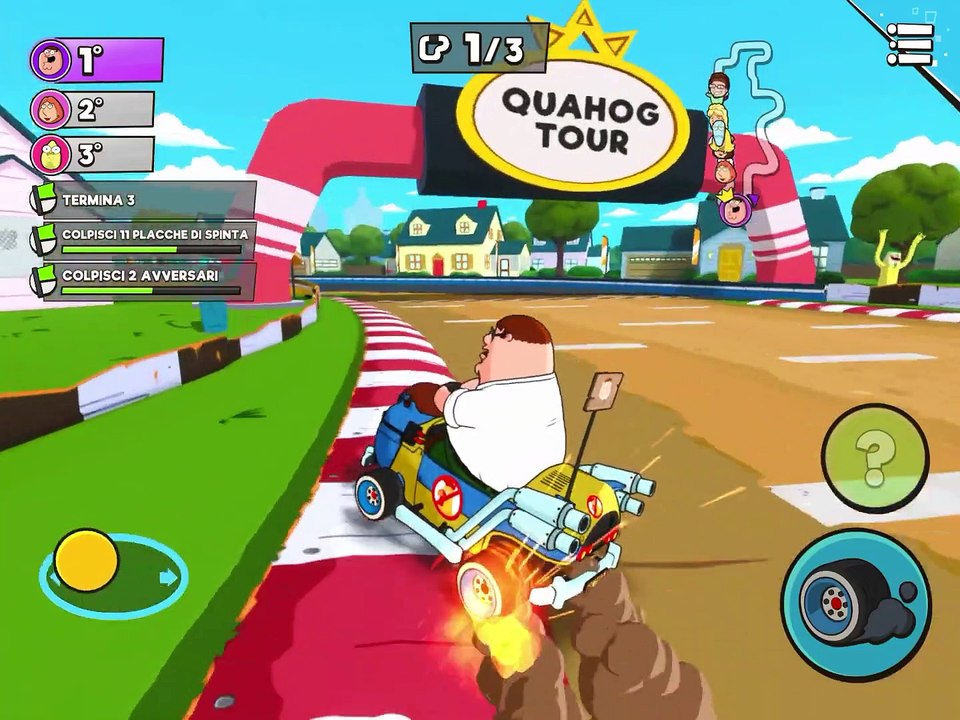 Warped Kart Racers - Quahog tour