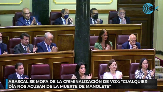 Abascal se mofa de la criminalización de Vox: Cualquier día nos acusan de la muerte de Manolete