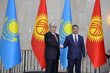 Kazakistan Cumhurbaşkanı Tokayev Kırgızistan'da