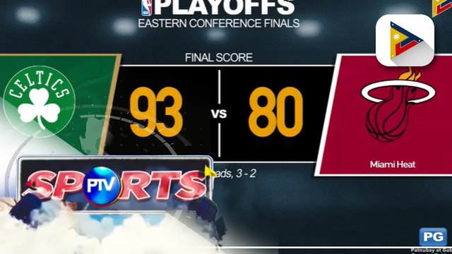 Boston, one win away na lang sa NBA finals