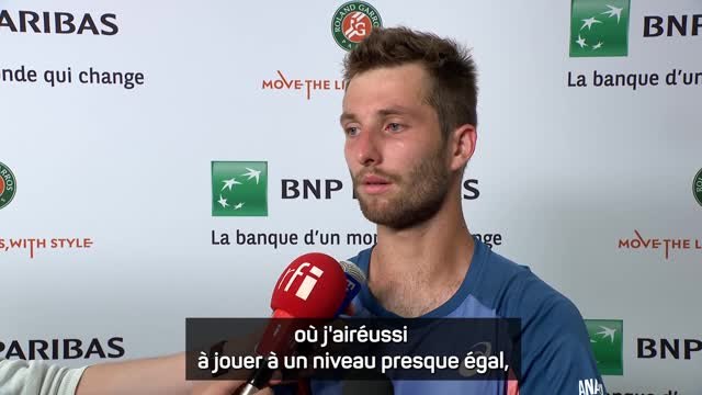 Roland-Garros - Moutet après sa défaite contre Nadal : C'était intense