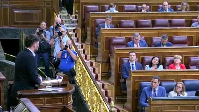 Rufián: España huele a cerrado y es de un patriotismo tóxico que asusta
