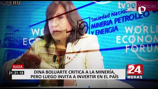 Se contradice: Dina Boluarte invita a la inversión, pero crítica duramente a las mineras