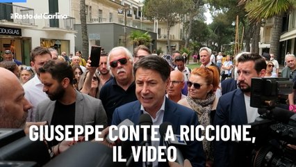 Giuseppe Conte a Riccione, il video