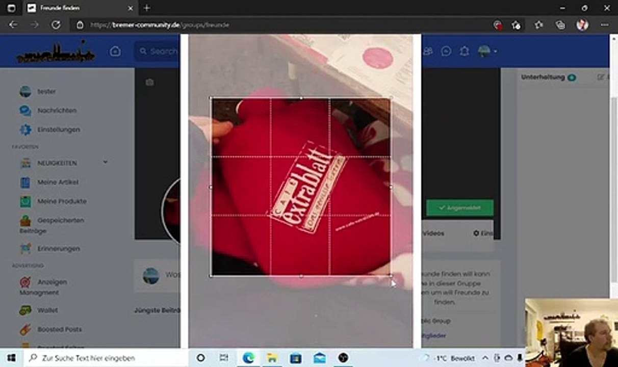 Gruppen erstellen auf der Bremer-Community.de