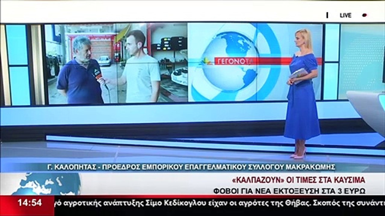 Ο Πρόεδρος των Επαγγελματιών Μακρακώμης, Γ. Καλ...