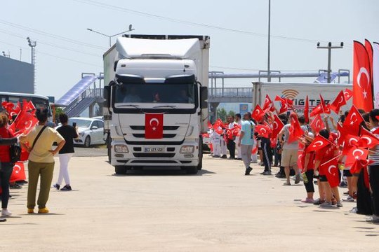 Spor Aşkı Engel Tanımaz tırı, Tekirdağ'a ulaştı