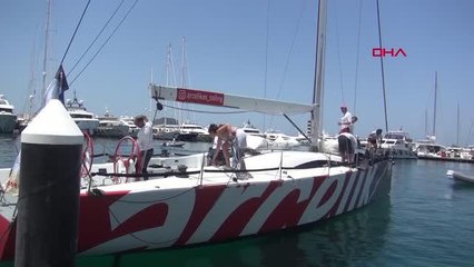 SPOR Cumhurbaşkanlığı 3'üncü Uluslararası Yat Yarışları'nda ilk tekne Bodrum'a ulaştı