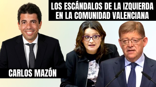 De Ximo Puig a Mónica Oltra: Carlos Mazón (PP) denuncia los escándalos de la izquierda en la Comunidad Valenciana